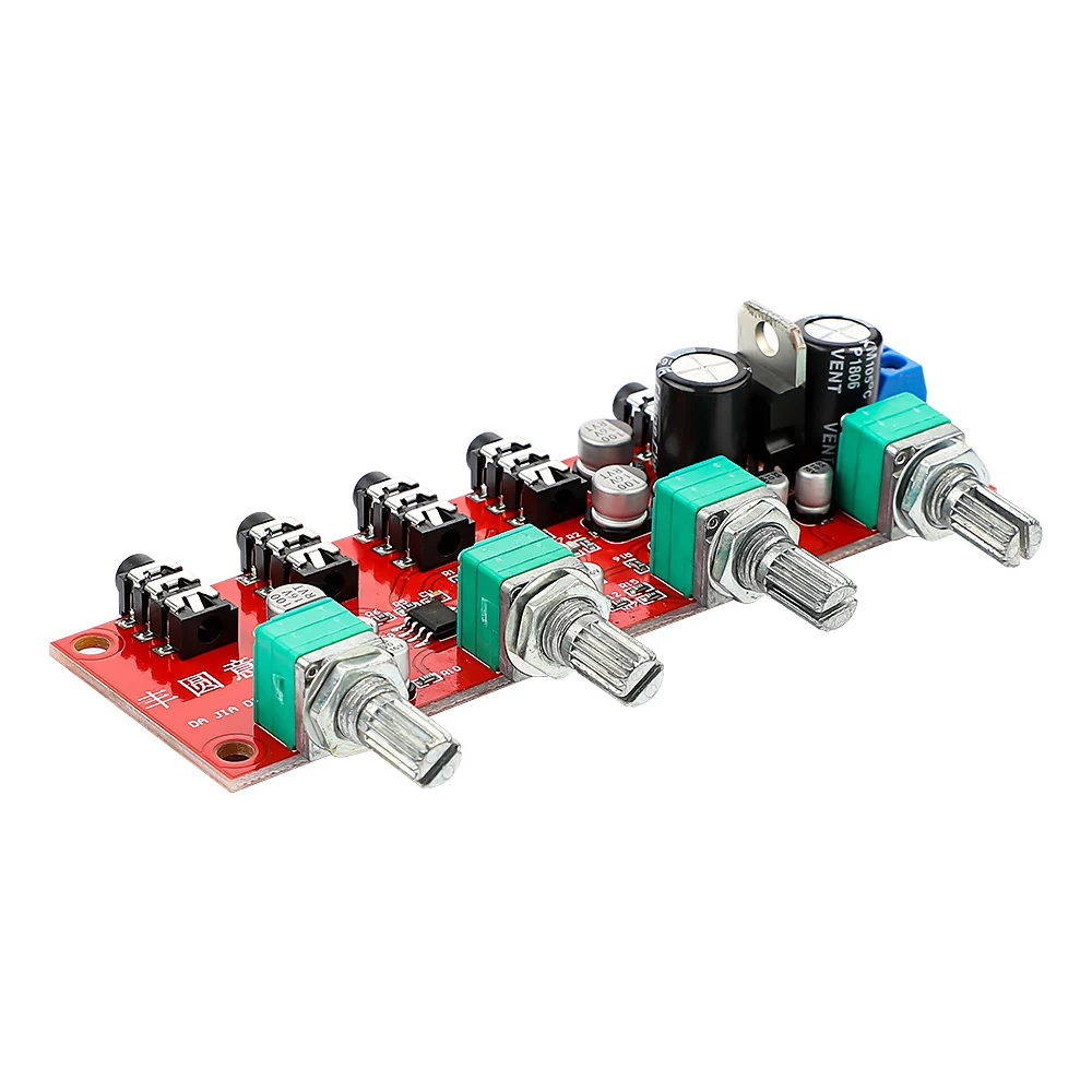 AIYIMA 4 подъездных путей стерео микшер доска аудио источник ревербератор драйвер