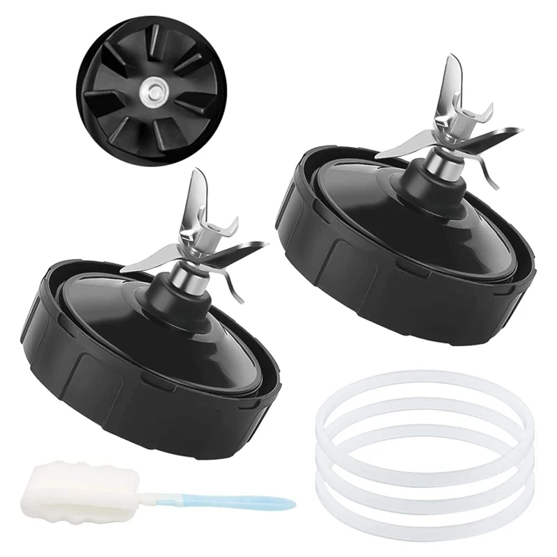 

2 Pieces Of 7-Fin Blender Blades Compatible With Ninja Blender Blades BL642-30 BL450-30 BL482-30 Ect