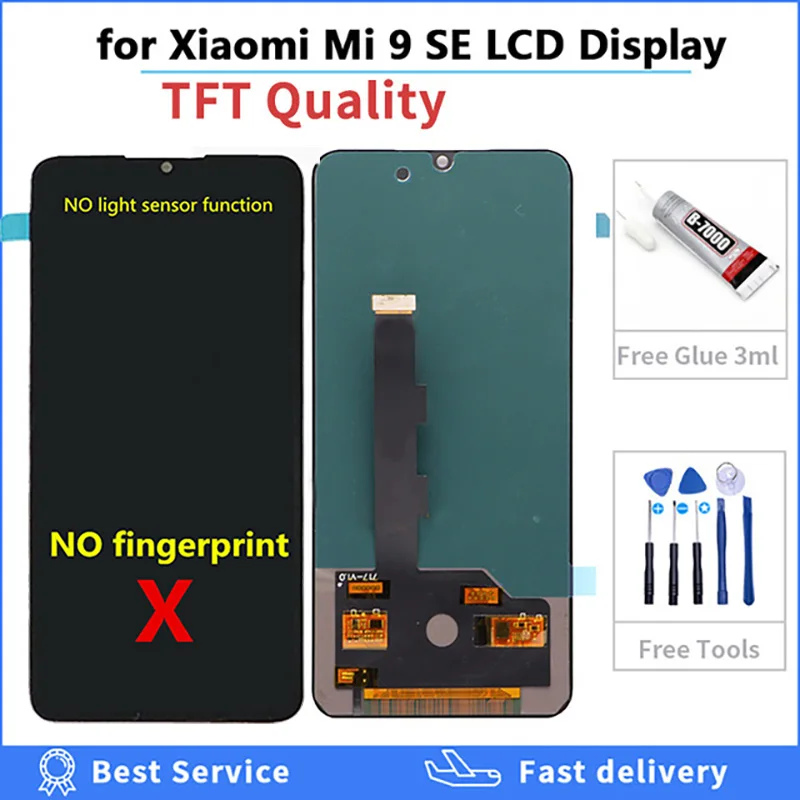 100% протестированный 5 97 &quotAMOLED Оригинальный ЖК-дисплей для xiaomi Mi 9 SE Mi9 se сенсорный