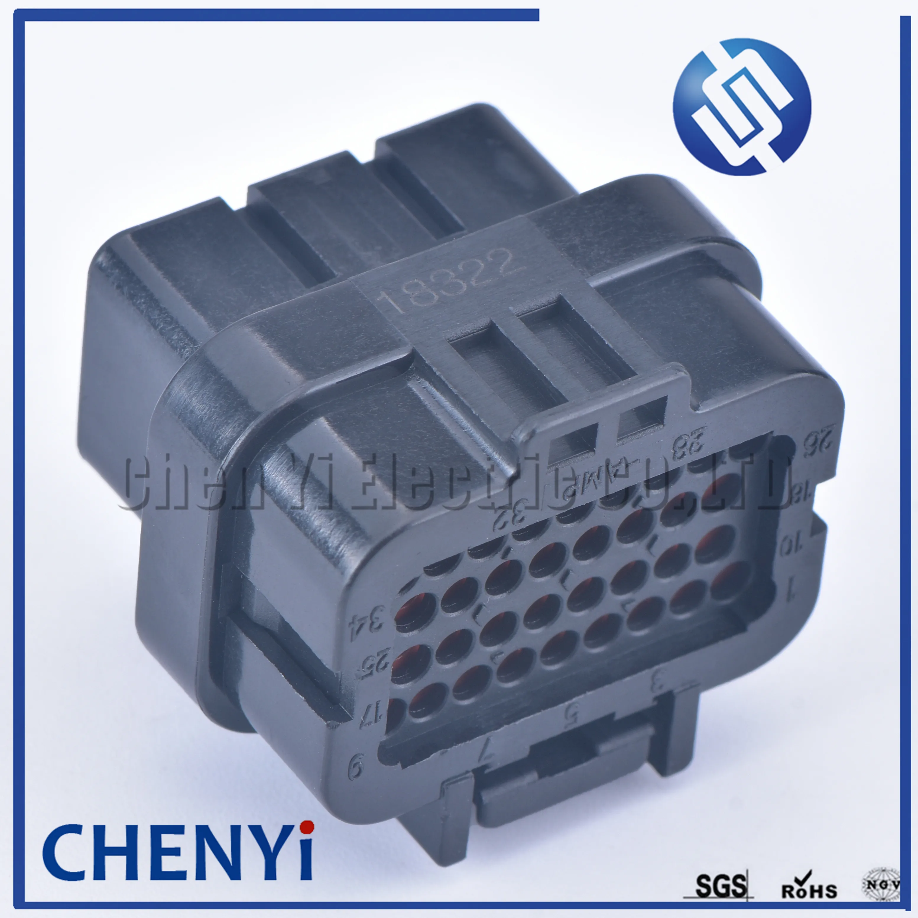 TE AMP SUPERSEAL 34 Pin 3-1437290-9 1 0mm Series ECU автомобильный разъем компьютерный 64327288-2 4-1437290-1 -