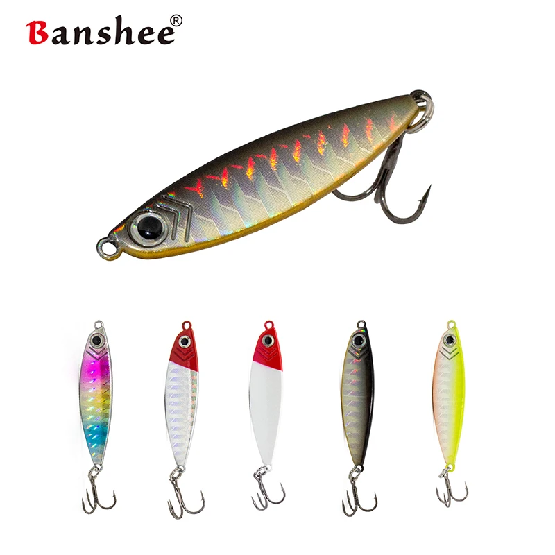 Металлическая блесна Banshee рыболовная приманка ложка для форели литая джиг-ложка 7