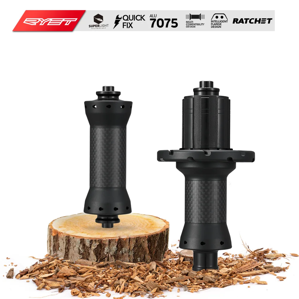 

2022 RYET RACHET STRUCTURE 36T Road Bike Hub 11 speed CARBON racing bike hub straight pull 20H/24H V-BRAKE road hub