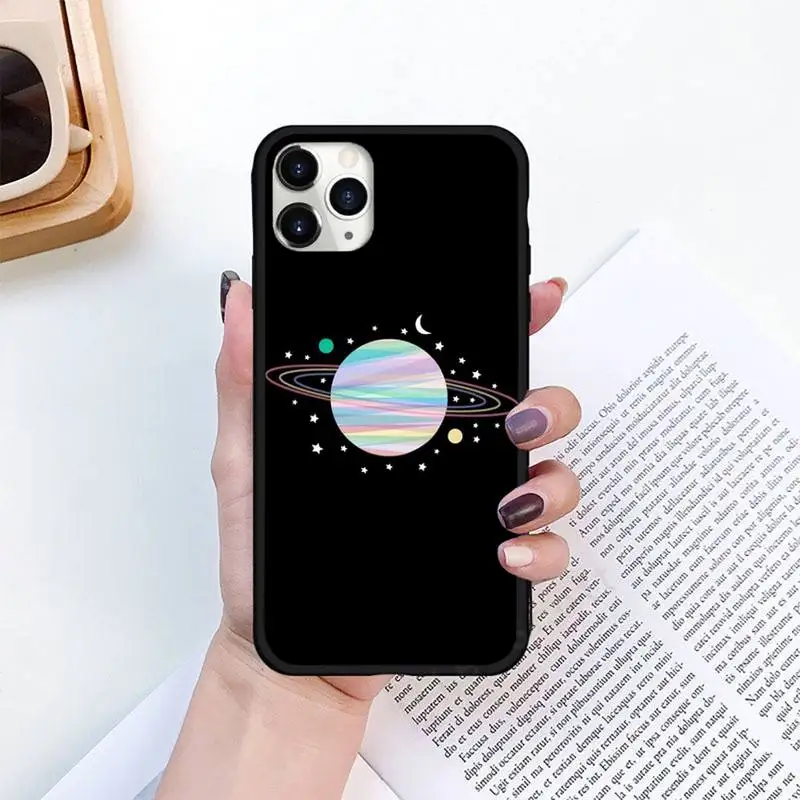 

Starry Sky Space Moons Volcano Phone Case for iPhone 11 12 pro XS MAX 8 7 6 6S Plus X 5S SE 2020 XR mini