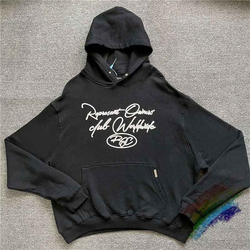 

Толстовка с капюшоном для владельцев клуба Worldewide rerererepresent для мужчин и женщин 1:1 Высококачественная Толстовка с принтом из пенопласта винта...