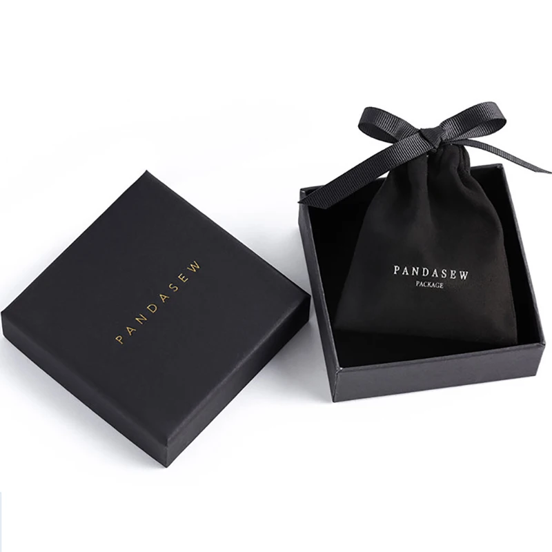 Оптовая продажа 500 шт./лот упаковка для ювелирных изделий с крышками коробка под