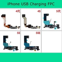 5 5s 5se usb charging connector socket plug flex cable headphone jack mic microphone motherboard accessory vibrating motor part