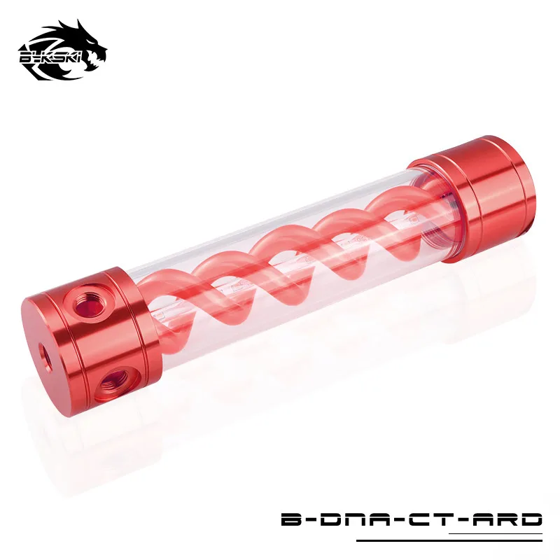 Bykski B DNA CT AL цветная (RGB) Алюминий ДНК цилиндрический емкости рез PC охлаждающая