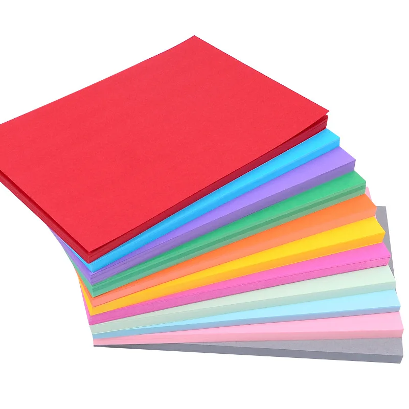 

50 листов в упаковке, цветная бумага формата а4 для детей, Материалы для творчества, панельные бумажные поздравительные открытки, товары