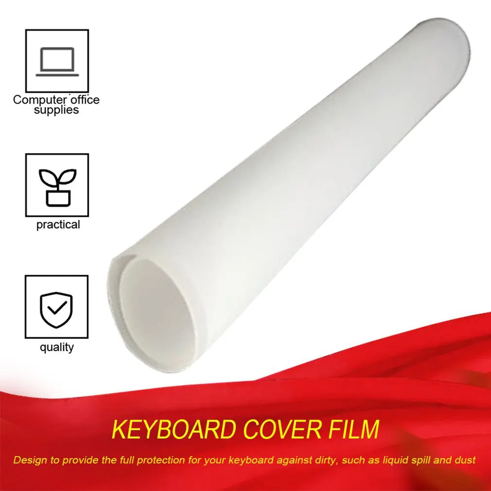

Keyboard Cover Skin Waterproof Dustproof Silicone Film Universal Tablet Keyboard Protector Guard for 13-17 Inch Notebook