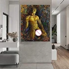 Настенная Картина на холсте Naked man спальня
