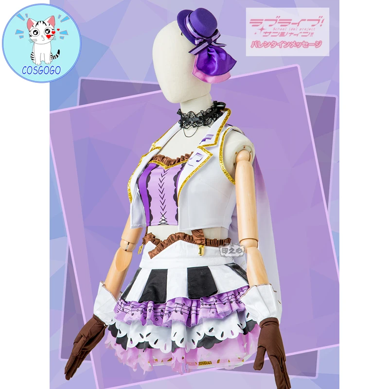 Новинка 2021 аниме Lovelive Aqours косплей костюм Шима цуйошико охара Мари женское платье