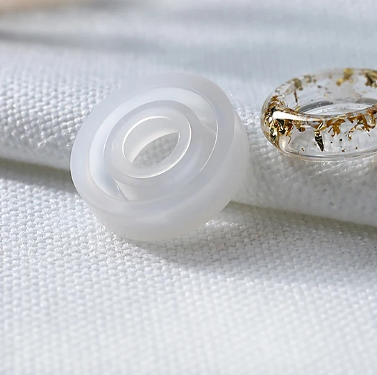 Силиконовая форма гладкое кольцо для изготовления ювелирных изделий