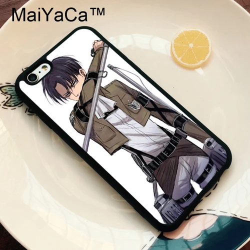 4623 MaiYaCa Levi Ackerman атака на Титанов ТПУ Пластиковый чехол для телефона для iPhone 11 Pro MAX X XR XS MAX 6 6s 7 8 Plus 5S задняя крышка чехол - Цвет: 4623