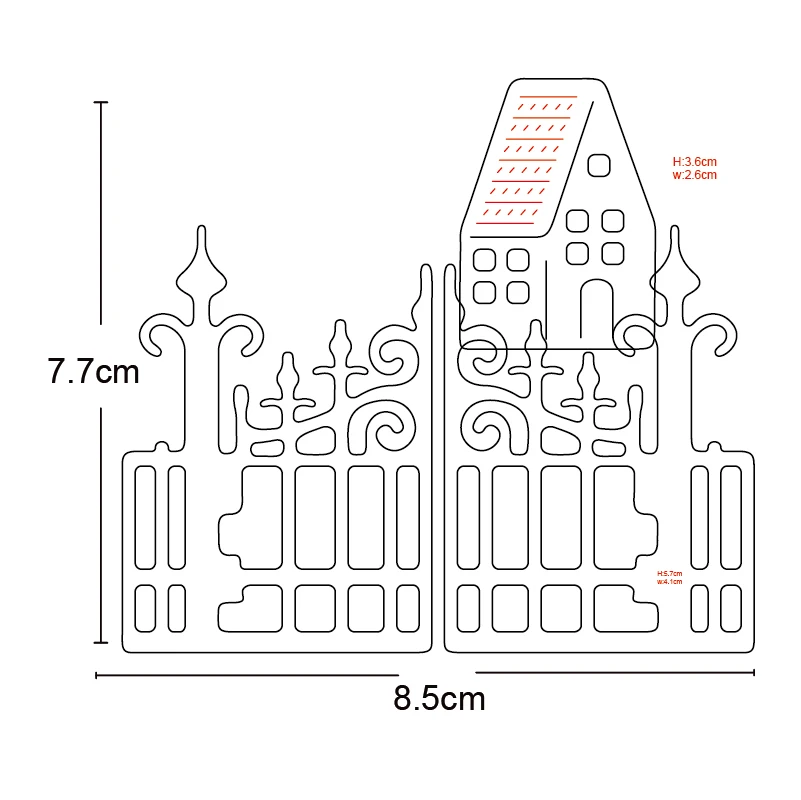 Металлические режущие штампы гравировальная форма для украшения замка