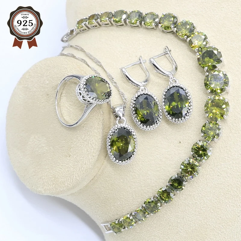 Круглая овальная искусственная Серебряная Цветовая кожа браслет серьги