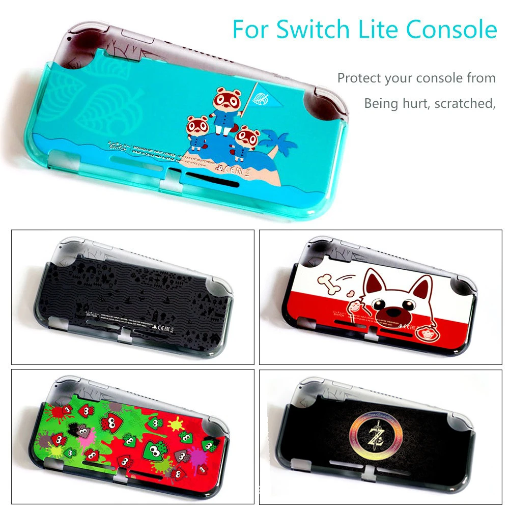 

Новый защитный чехол Switch Lite высококачественный износостойкий устойчивый к царапинам защитный чехол матовый раздельный жесткий чехол с рис...