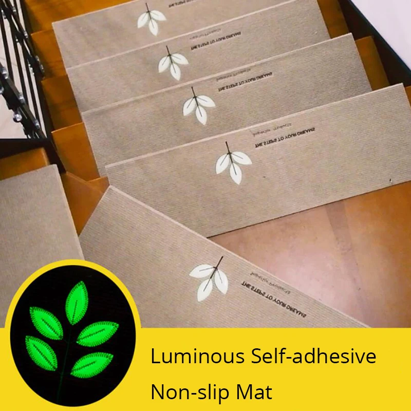 5 шт./лот световой для лестницы и пола коврик клей лестница Нескользящие