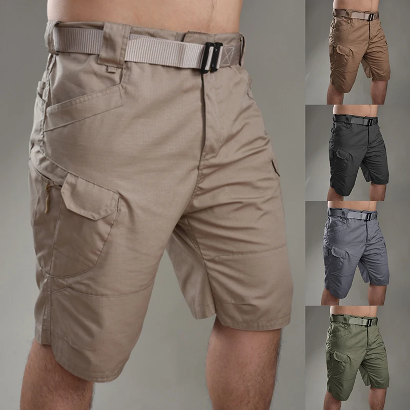 

Men Classic Tactical Shorts Upgraded Waterproof Quick Dry Multi-pocket Short Pants Outdoor Hunting Fishing Military Cargo Shorts