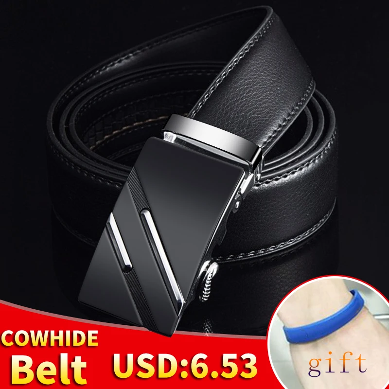 Известный бренд мужской ремень высокое качество натуральная кожа роскошные