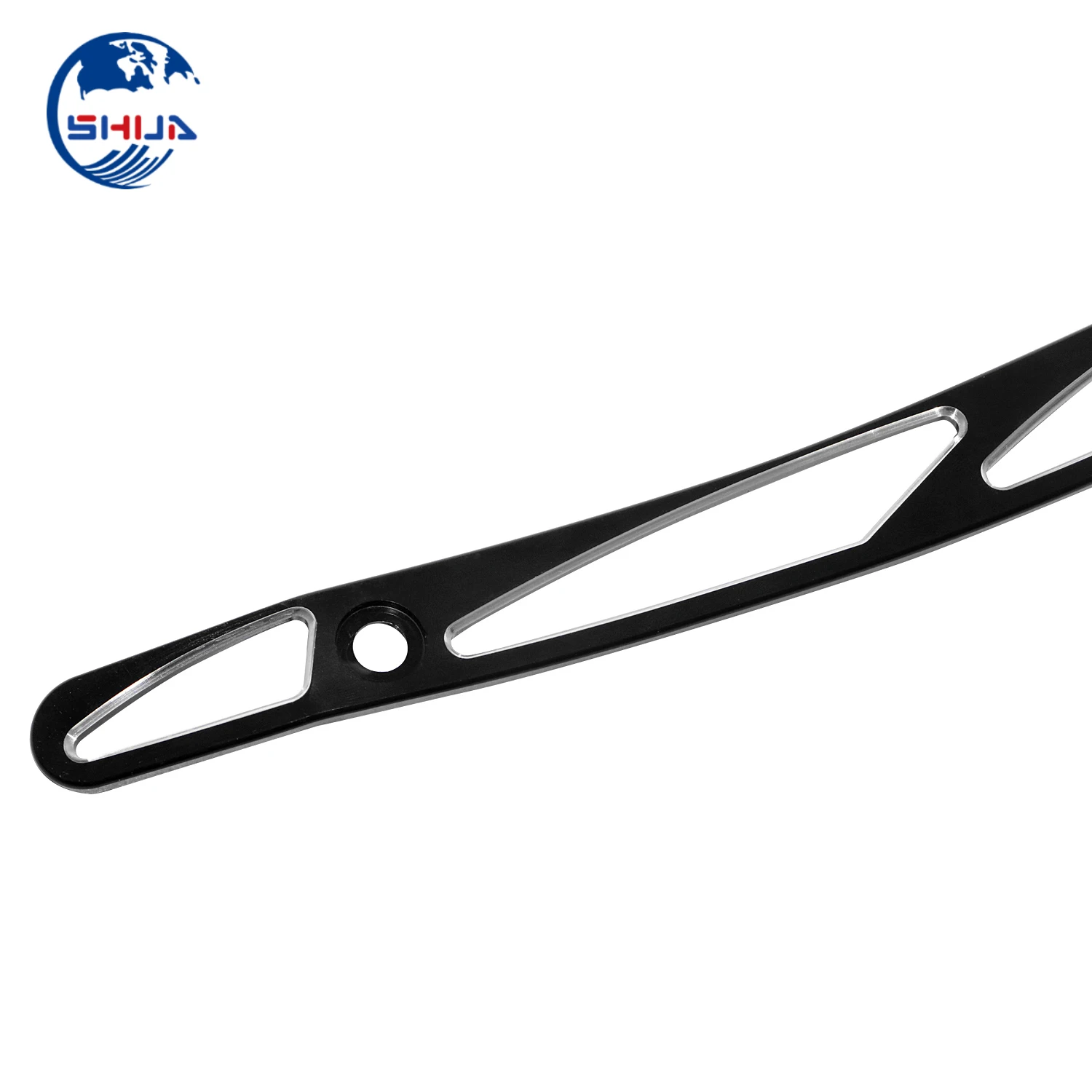 Алюминиевые черные аксессуары для мотоциклов Стайлинг отделка ветрового стекла