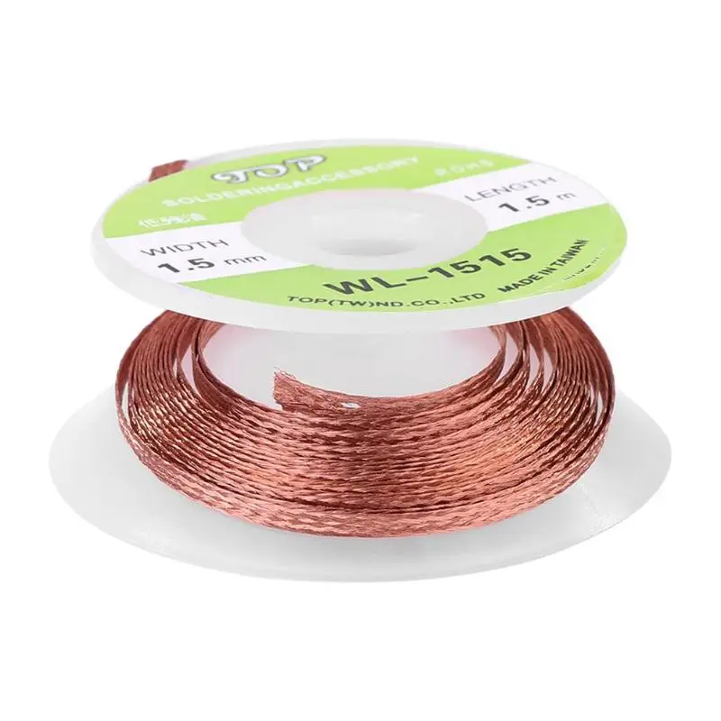 Оплетка для удаления припоя 5 шт. длина 1 м припой снятия фитиль провод инструмент