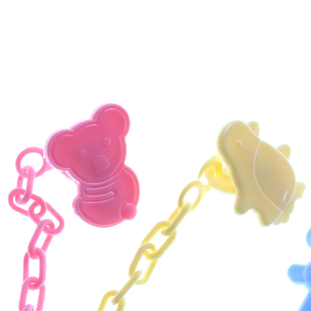 

1Pc Baby Pacifier Clips Funny Nipple Teethers Pacifier PP Pacifier Holder Chain Drop-resistant Belt 24.5cm