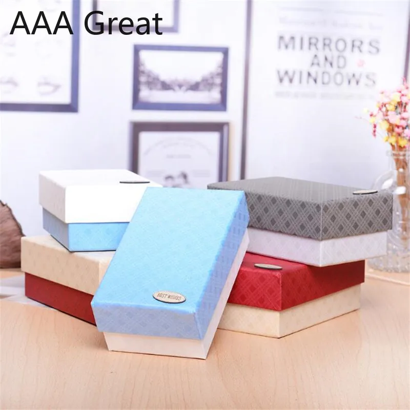 10 шт./лот ожерелье серьги кольцо шкатулка для ювелирных изделий подарки