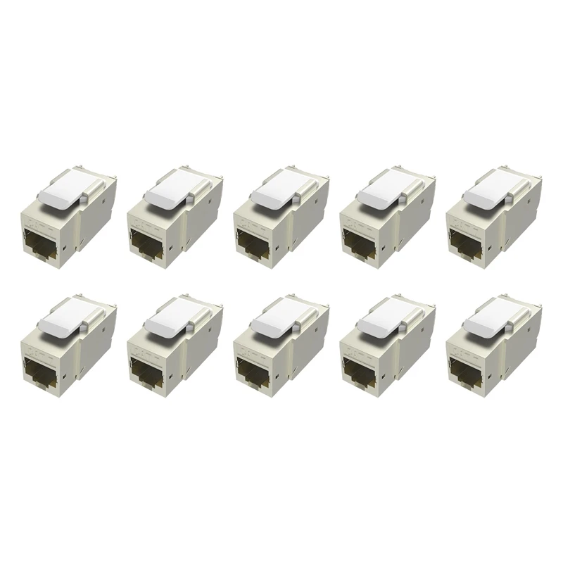

Cat7 Ethernet Connector RJ45 Modular Ethernet Cable Head Plug Gold-Plated Cat 7 6 Shield Network Connector for Lan Cable