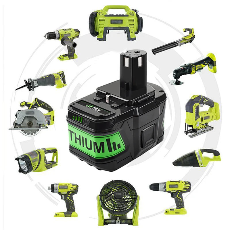 Сменный аккумулятор P108 9 0 Ач совместимый с Ryobi P102 P103 P104 P105 P107 P100 RB18L50 RB18L40