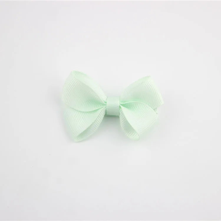 a12 Apple Green Заколка для волос с бантом аксессуары для волос заколка для волос бант Bix детская заколка для волос 1801ZYAA1723 - Цвет: a12 Apple Green