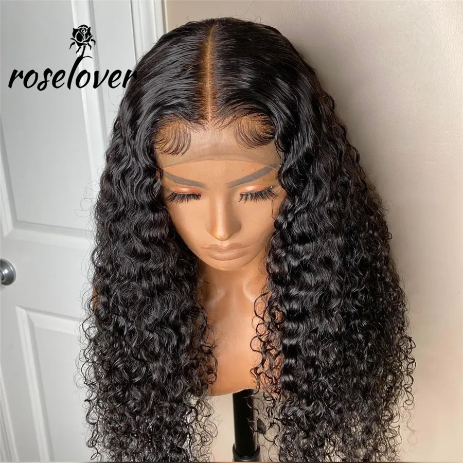 Волнистые и влажные волосы 13х6 волнистые с завитыми завитками|Парик из