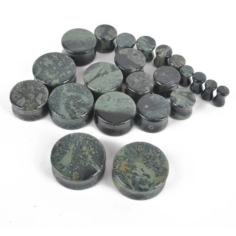 Полудрагоценный полудрагоценный камень с зелеными глазами 5 25 мм 1 пара заглушка