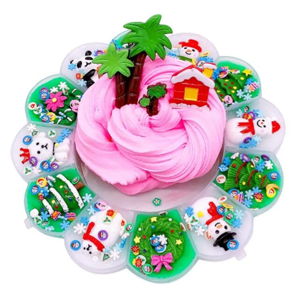 Набор слайма из пенопласта кристальная грязь для творчества шарм слайм товары