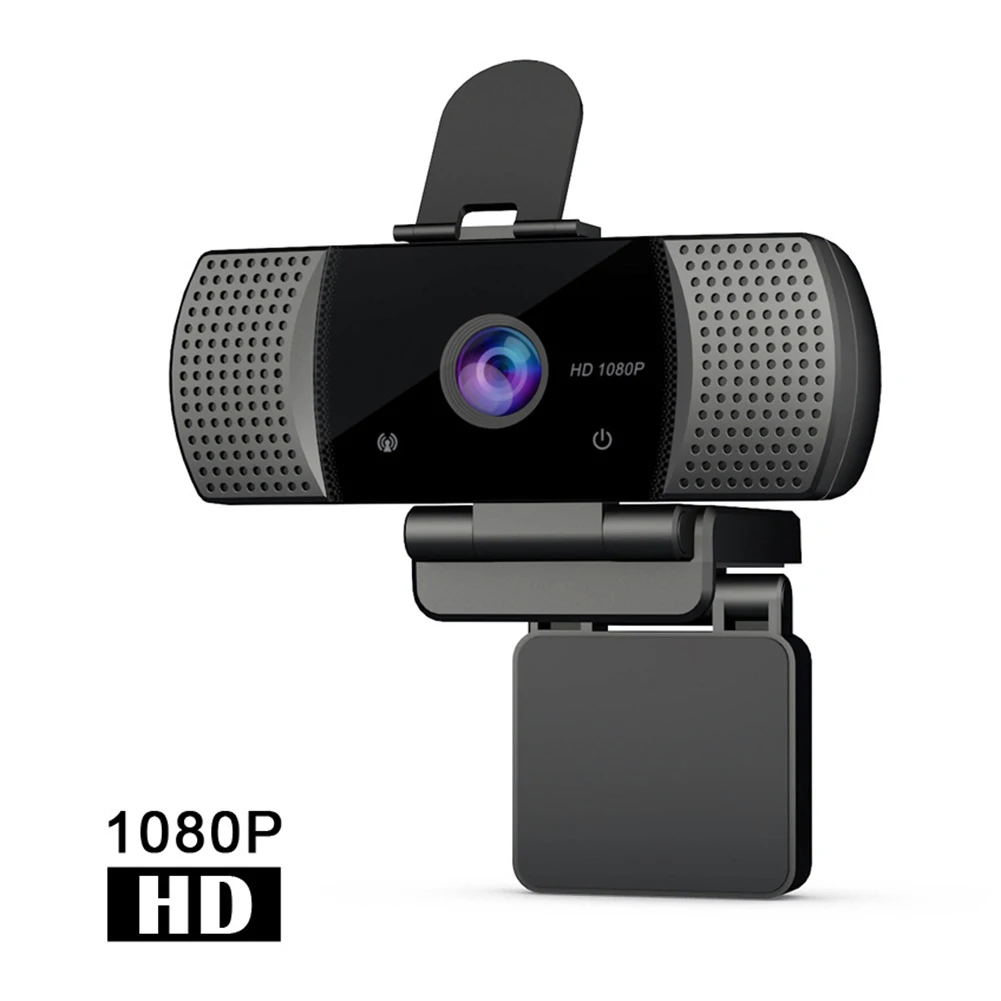 

Computer Safety Webcam Computer Web Camera with Microphone Laptop 1080P HD Household Parts for Conference Work