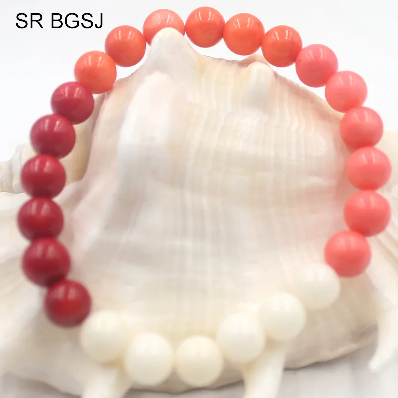 Free Shipping 8MM Valentine's Day Gift Natural Semi Precious Stone Round Beads Women Elegant Stretch Bracelet | Украшения и