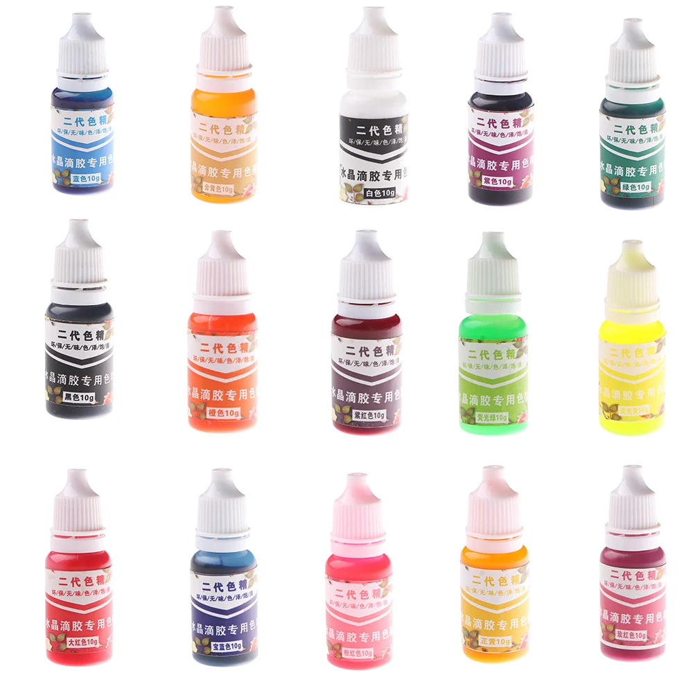 Пигмент для эпоксидной смолы 10 мл 15 цветов|Инструменты и оборудование украшений|