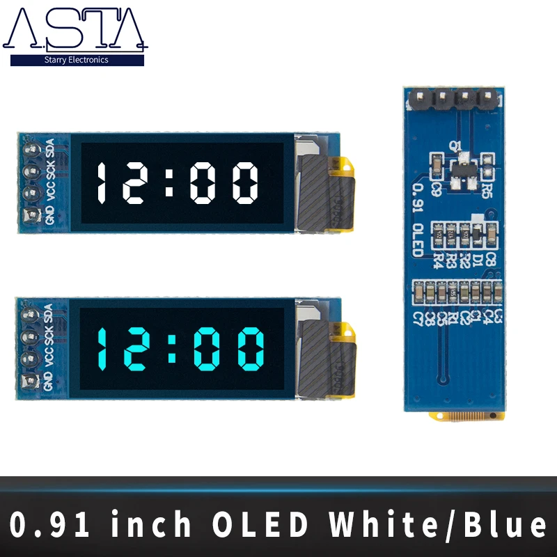 Светодиодный модуль O 0 91 дюйма светодиодный/синий светодиод 91X32 светодиодный ЖК