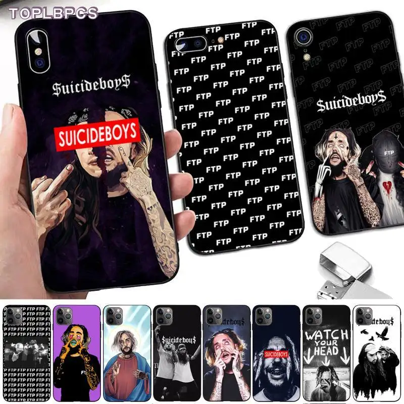 

FTP $uicideboy$ uicideboy Suicideboys Soft Phone Cover for iphone 13 8 7 6 6S Plus X 5S SE 2020 XR 11 12 pro XS MAX