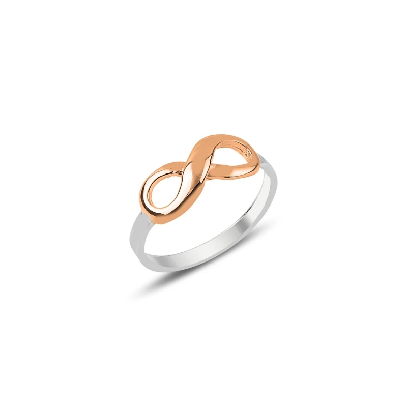

Silverlina Silver Rose Gold Plated Eternity Ring
