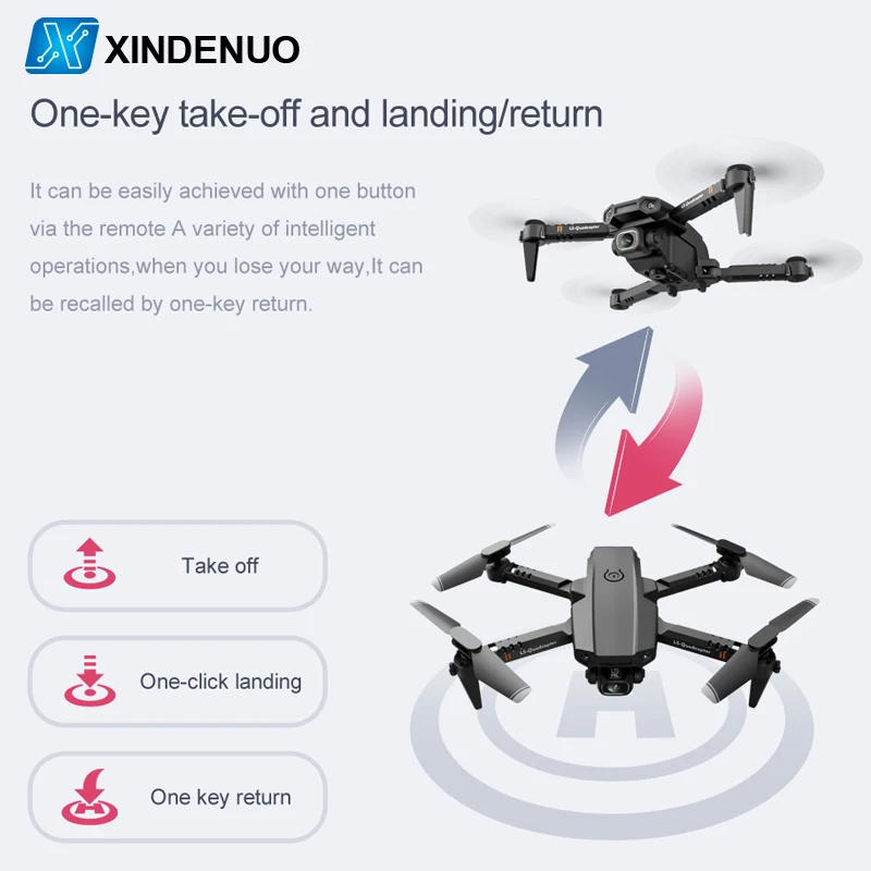 Дрон 4K HD 2 камеры WiFi Fpv 1080P складной дистанционное управление | Игрушки и хобби