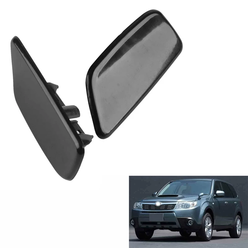

1 Pair Front Headlight Washer Spray Nozzle Cover for Subaru Forester 2009 2010 2011 2012 86636SC030 86636SC020