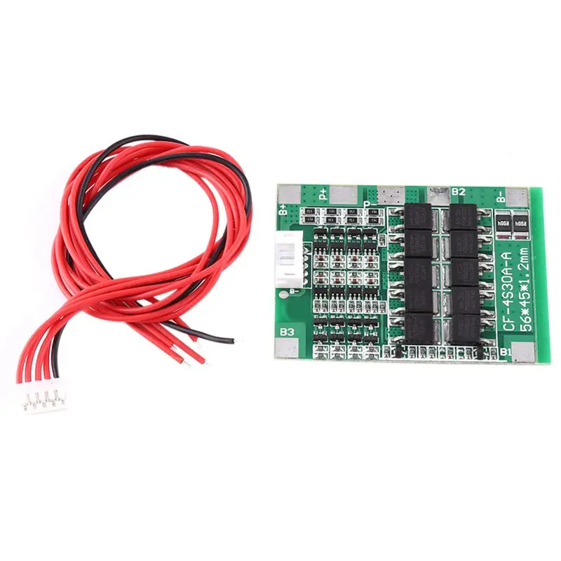 4S 30A литий ионная батарея 18650 BMS PCB защитный баланс плата 14 8 V|Комплекты батарей| |