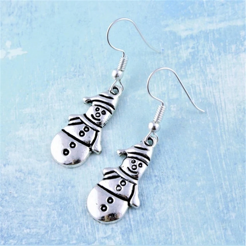 Ги серьги неговики зимние праздничные украшения женские наполнители для чулок