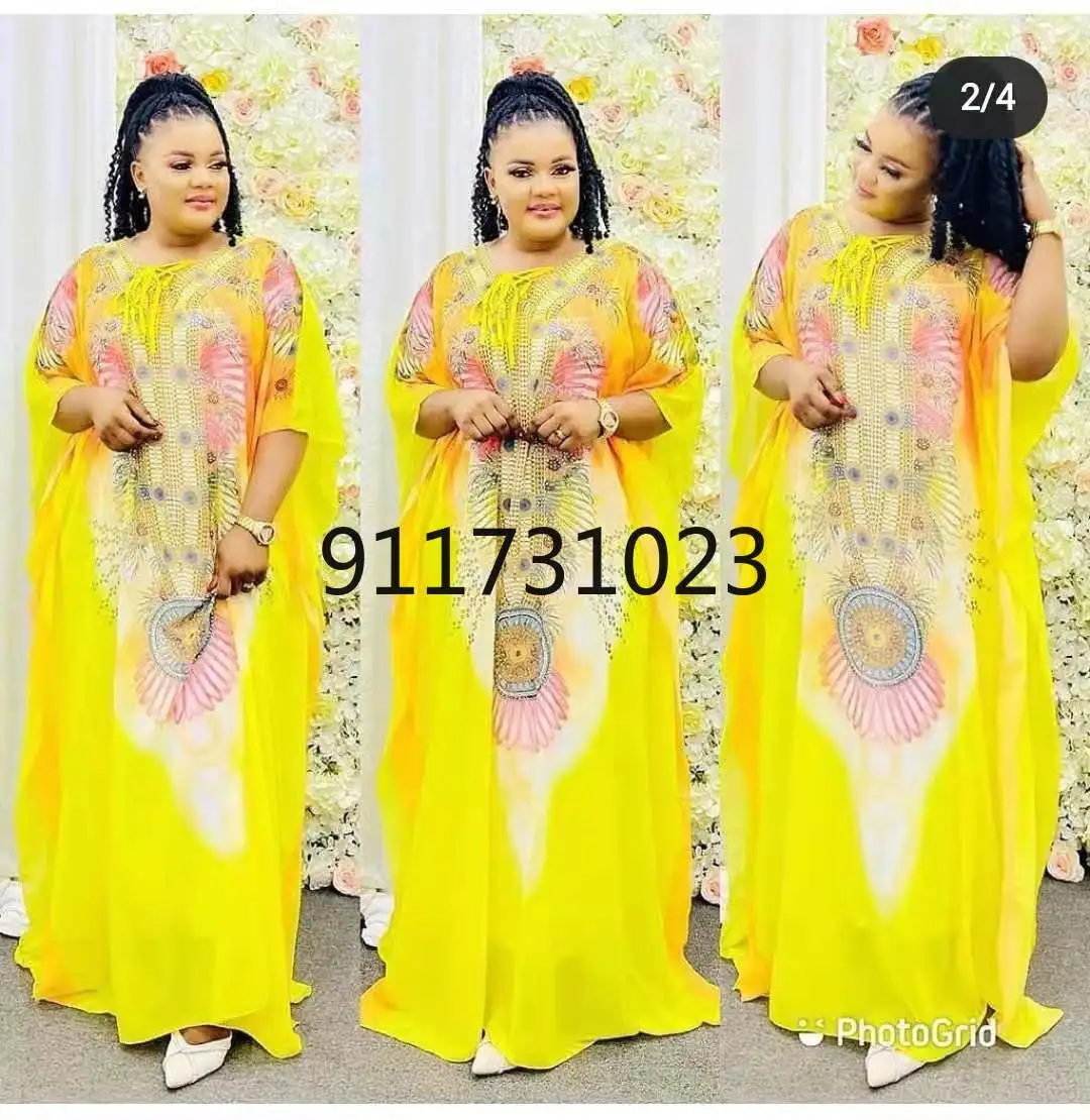 Африканские платья для женщин Дашики длинное платье макси лето 2021 женское