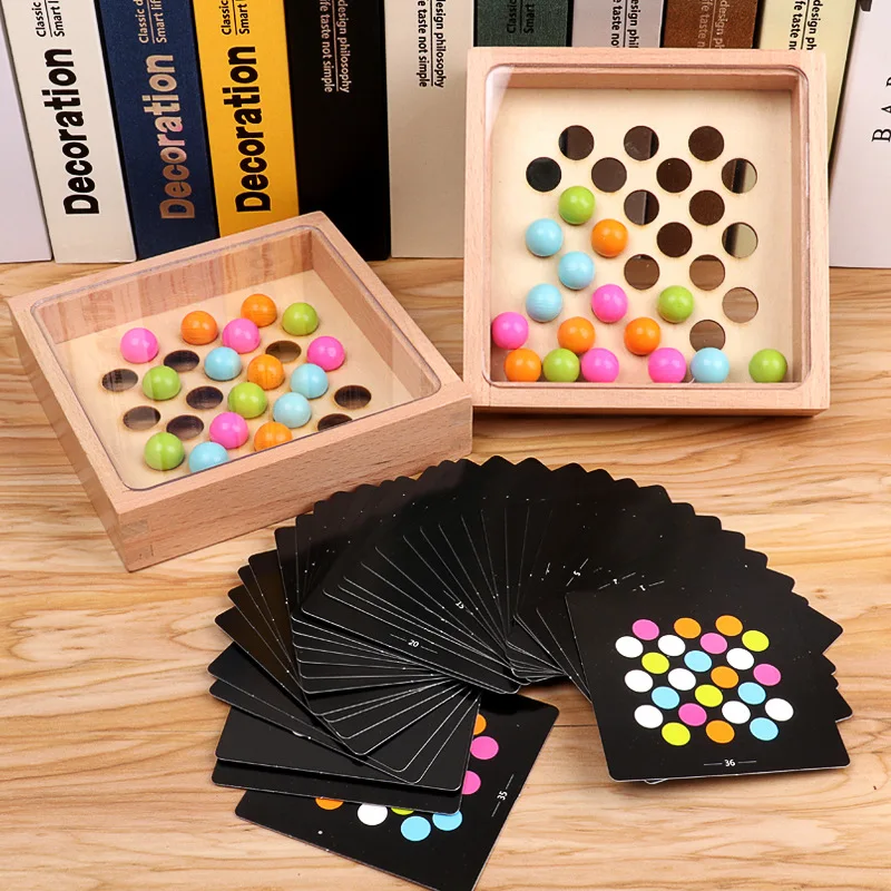 

Children Finger Games Wooden 3-6 Years Old Parent-child Table Games Focus Training Toys Parent-child Interactive Toys Gifts