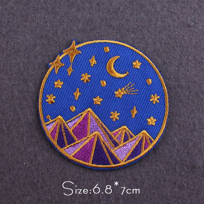 Нашивка для одежды горные приключения нашивка с вышивкой на открытом воздухе