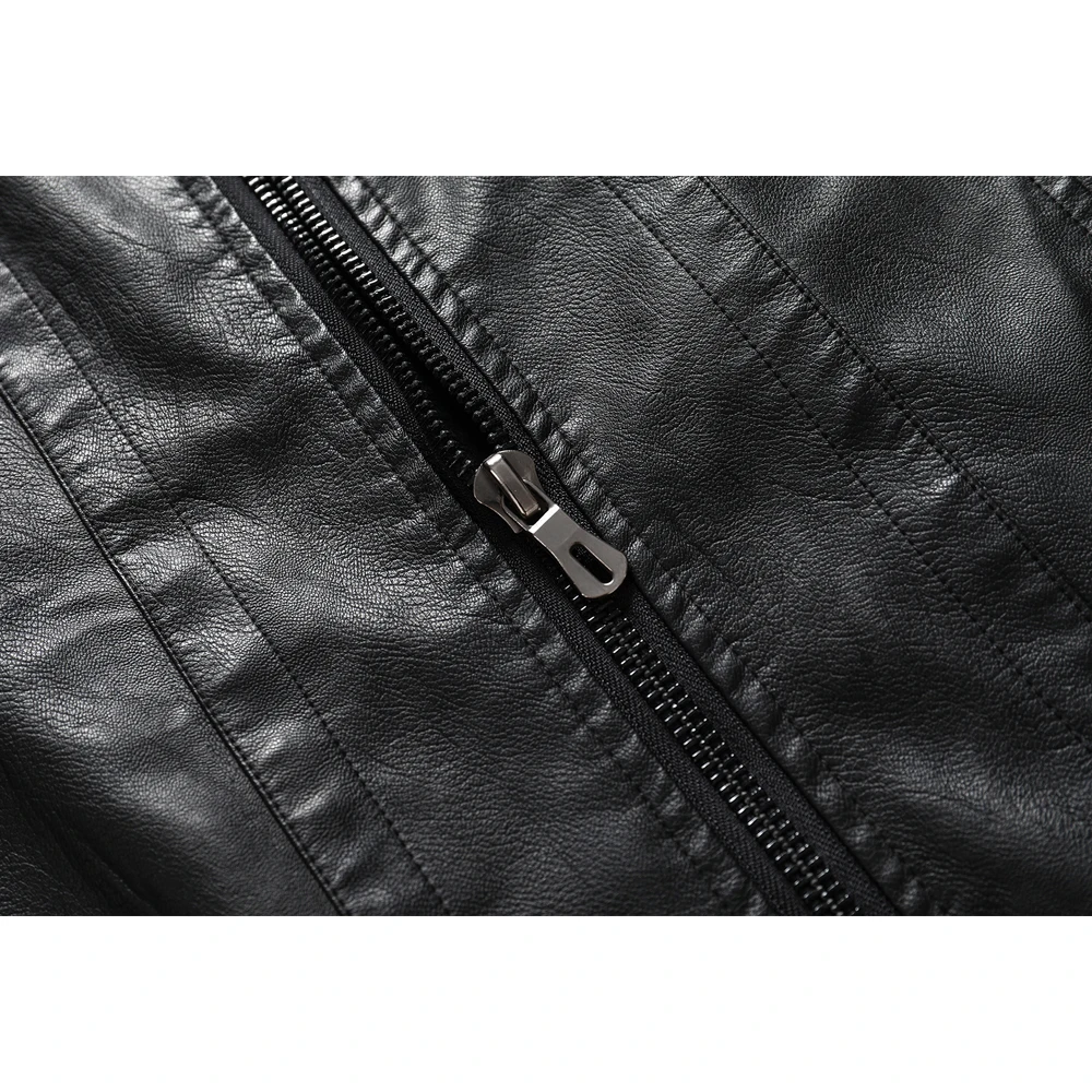 

Leather Jacket Mens - Cafe Racer senior Leather Distressed Motorcycle Jacket