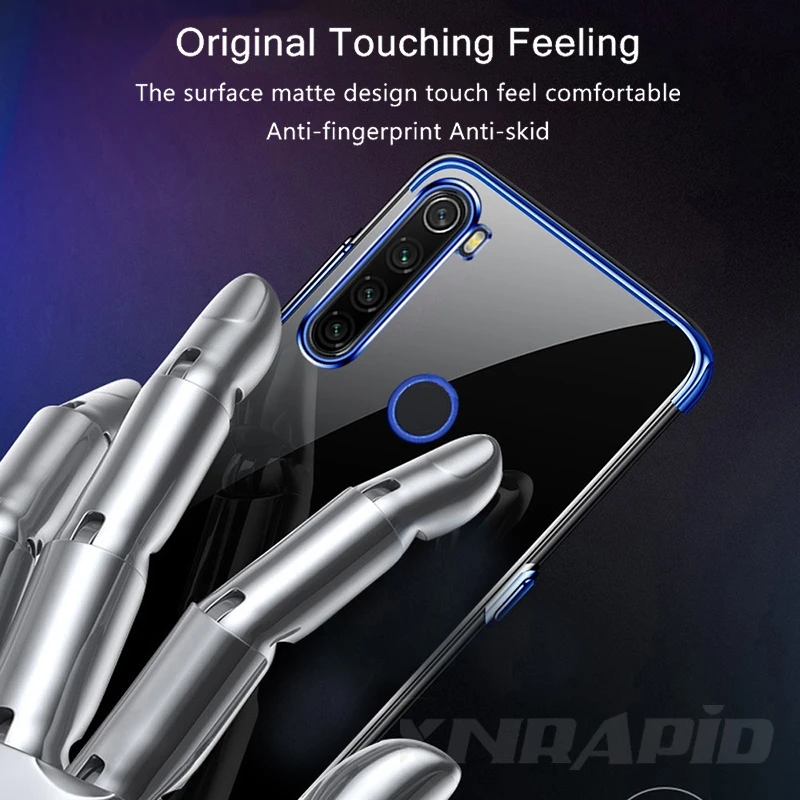 Для Xiaomi Redmi 8 Note Pro 8T 8A чехол из мягкого ТПУ прозрачный с покрытием для 10 CC9 Чехол |