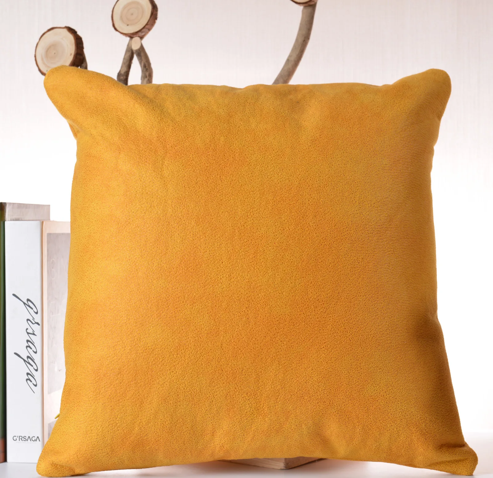 Искусственная телячья кожа дневные Чехлы чехол для диванной подушки 45x45 см