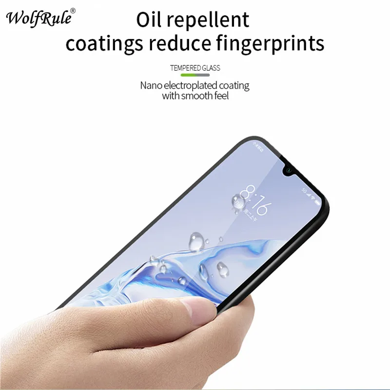 2 piezas de Protector de pantalla LCD para Xiaomi Mi 9 Pro pegamento completo de vidrio para Xiaomi Mi 9 Pro cubierta completa de vidrio templado Mi 9 Pro 6,39"-2